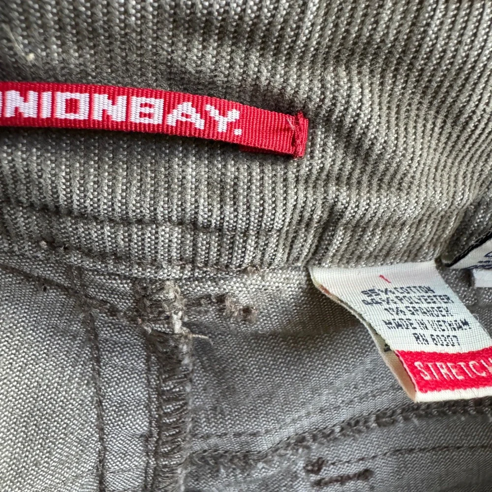 Unionbay Vintage Womens Y2K Corduroy Bootcut Low Rise Stretch Pants Size 1 Indie